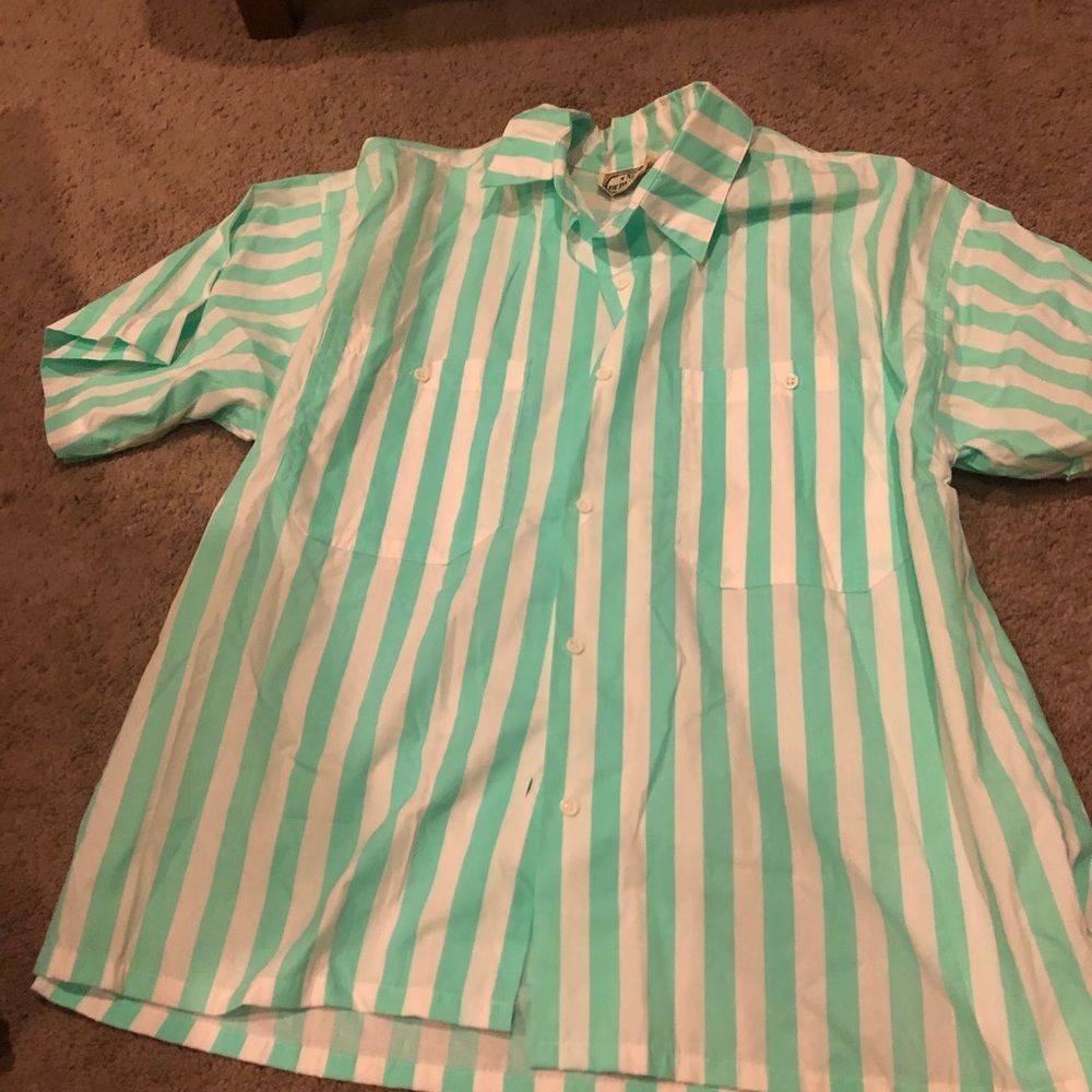 Vintage mint green oversized top